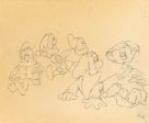 Dwarfs Original Production Drawing Hot on Sale