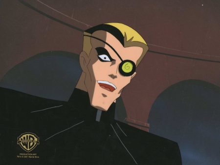 Batman The Animated Series Original Production Cel on Original Background: Vertigo Hot on Sale