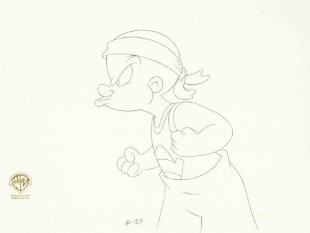 Space Jam Original Production Drawing: Elmer Fudd Online Sale