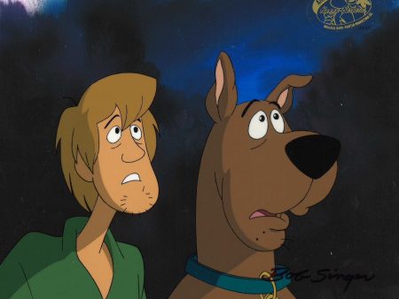 Scooby-Doo Original Production Cel with Matching Drawing: Scooby and Shaggy Online Sale