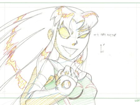 Teen Titans Original Production Drawing: Blackfire For Discount