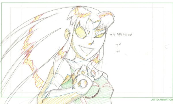 Teen Titans Original Production Drawing: Blackfire For Discount