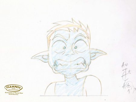 Teen Titans Original Production Drawing: Beast Boy For Cheap