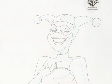 Batman The Animated Series Original Production Drawing: Harley Quinn Discount