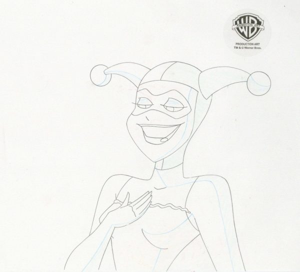 Batman The Animated Series Original Production Drawing: Harley Quinn Discount