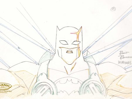 The Batman Original Production Drawing Signed By Rino Romano & Glen Murakami: Batman For Sale