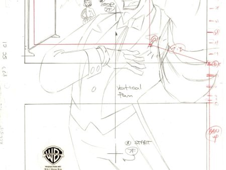 Justice League Original Production Drawing: Joker For Discount