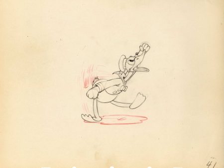 Orphan s Picnic Original Production Drawing: Donald Duck Sale