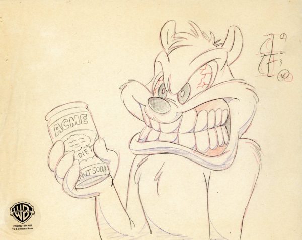 Animaniacs Original Production Drawing: Candie Chipmunk For Sale