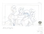 What s New, Scooby-Doo? Original Production Drawing: Scooby Doo, Shaggy, Daphne, Velma, and Freddy on Sale