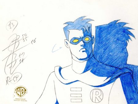 Batman The Animated Series Original Production Drawing: Robin Supply