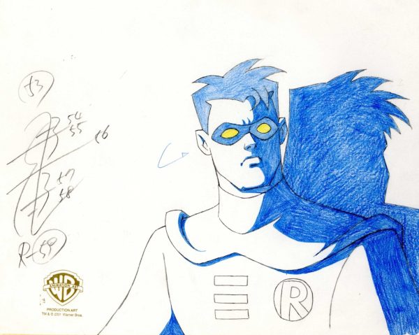 Batman The Animated Series Original Production Drawing: Robin Supply