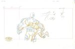 Teen Titans Original Production Drawing: Robin and Slade For Sale