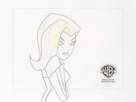 The New Batman Adventures Original Production Drawing: Poison Ivy For Sale