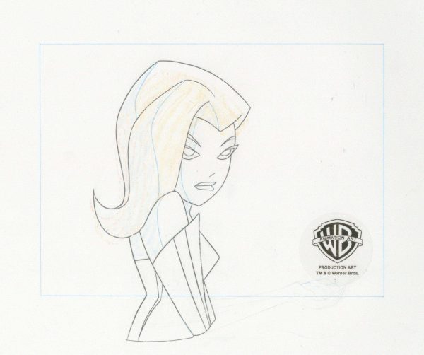 The New Batman Adventures Original Production Drawing: Poison Ivy For Sale