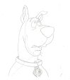 Scooby-Doo Original Production Cel with Matching Drawing: Scooby and Shaggy Online Sale