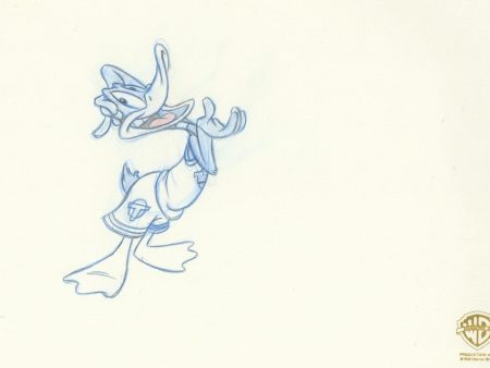 Space Jam Original Production Drawing: Daffy Duck For Sale