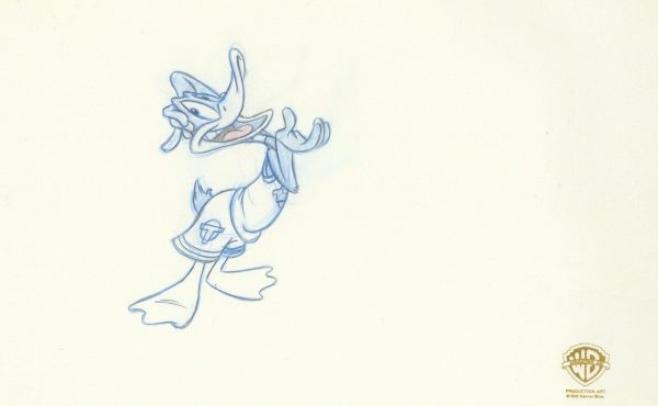 Space Jam Original Production Drawing: Daffy Duck For Sale