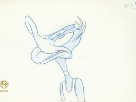 Space Jam Original Production Drawing: Daffy Duck For Sale