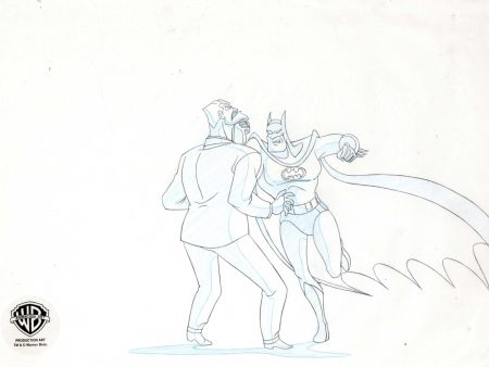 Batman Mask of Phantasm Original Production Drawing: Batman Hot on Sale