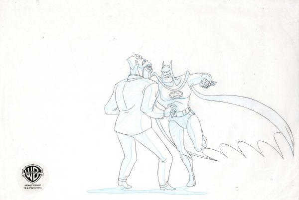 Batman Mask of Phantasm Original Production Drawing: Batman Hot on Sale