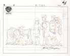 Scooby-Doo and The Witch s Ghost Original Production Drawing: Scooby, Shaggy, Velma, Daphne, and Fred Supply