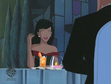 Superman the Animated Series Original Production Cel on Original Background: Lois Lane Online Sale