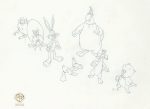 Space Jam Original Production Drawing: Toon Squad on Sale