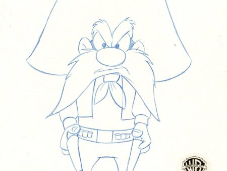 Looney Tunes Original Production Drawing: Yosemite Sam For Sale