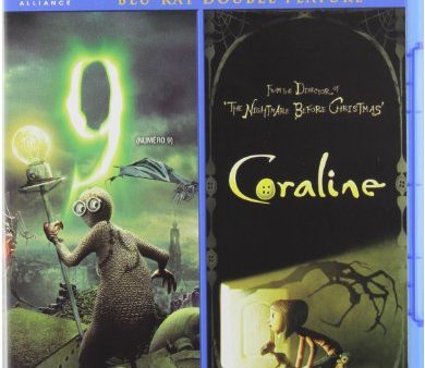 9 CORALINE  - DVD-DOUBLE FEATURE Discount