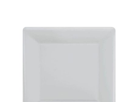 Silver Square Paper Plates 7in, 20pcs For Sale