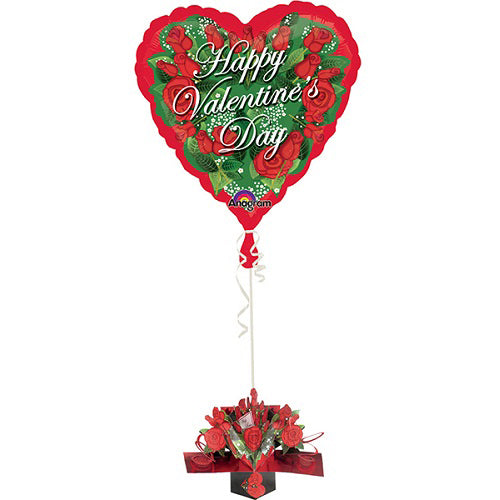 Pop-Up Valentine s Day Roses Foil Balloon 18in Sale