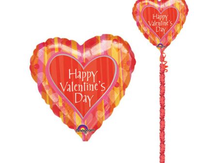 Valentine Orange Crush Garland Tail Balloon 29in Discount