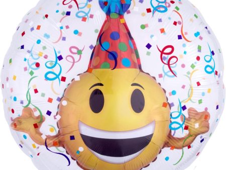 Emoticon Party Hat Insider Balloon 60cm Online Hot Sale