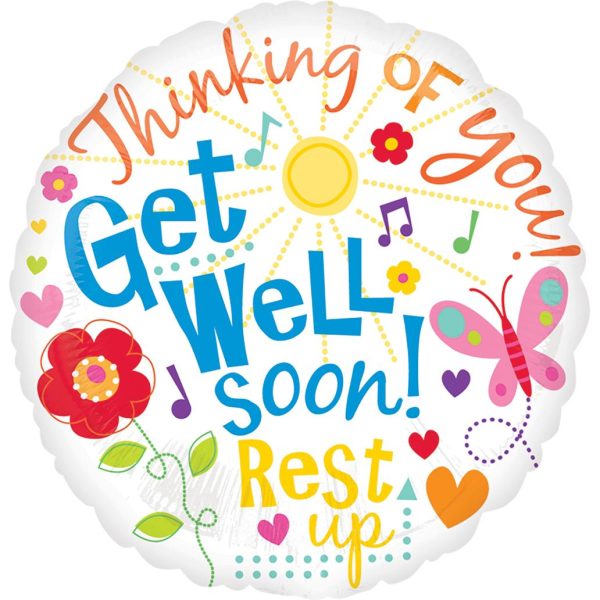 Get Well Message Foil Balloon 18in Fashion