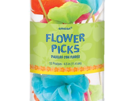 Flower Picks 4.50in, 12pcs Supply