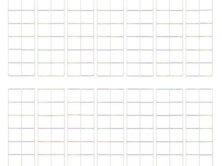 Blank Counter Sheet 1 2 inch (White) Online Sale